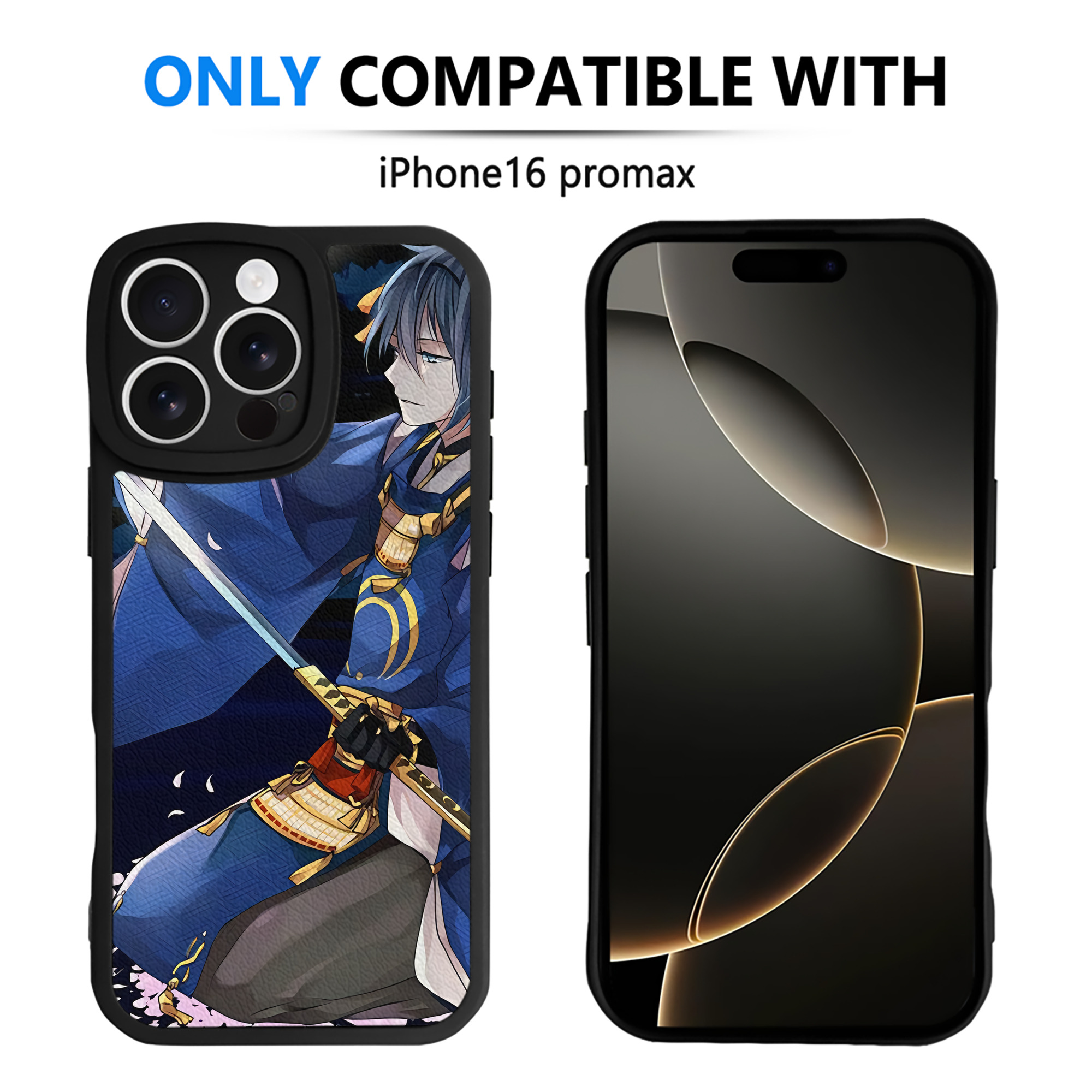 （画像用） 刀剣乱舞 Touken Ranbu 【iPhone 16シリーズ対応】シリコンスマホケース（レザー調） 材質：シリコン